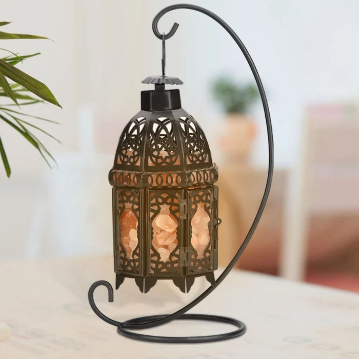 Vintage Järn Saltsten Bordslampa