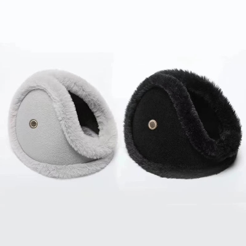 Plush vinteröronmuffar med öronpropp