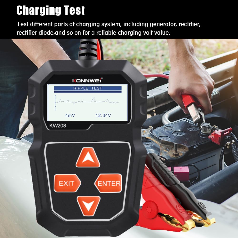 Bilens Alternator Batteritestare