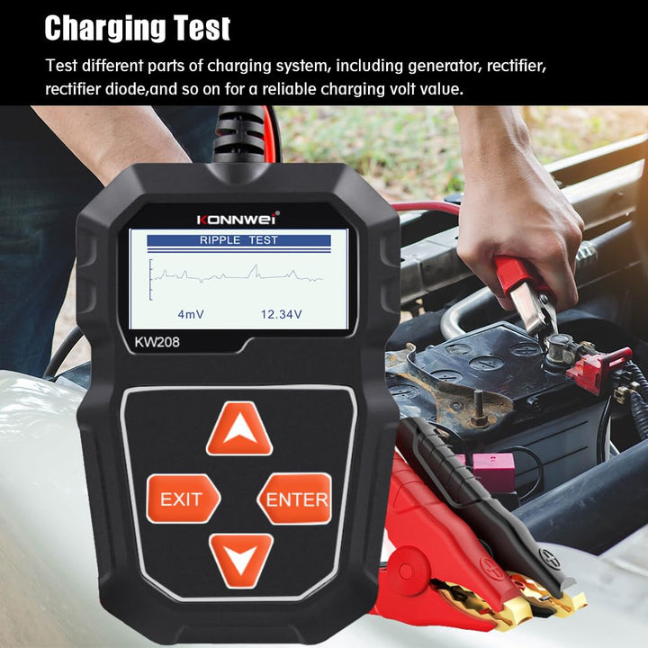 Bilens Alternator Batteritestare