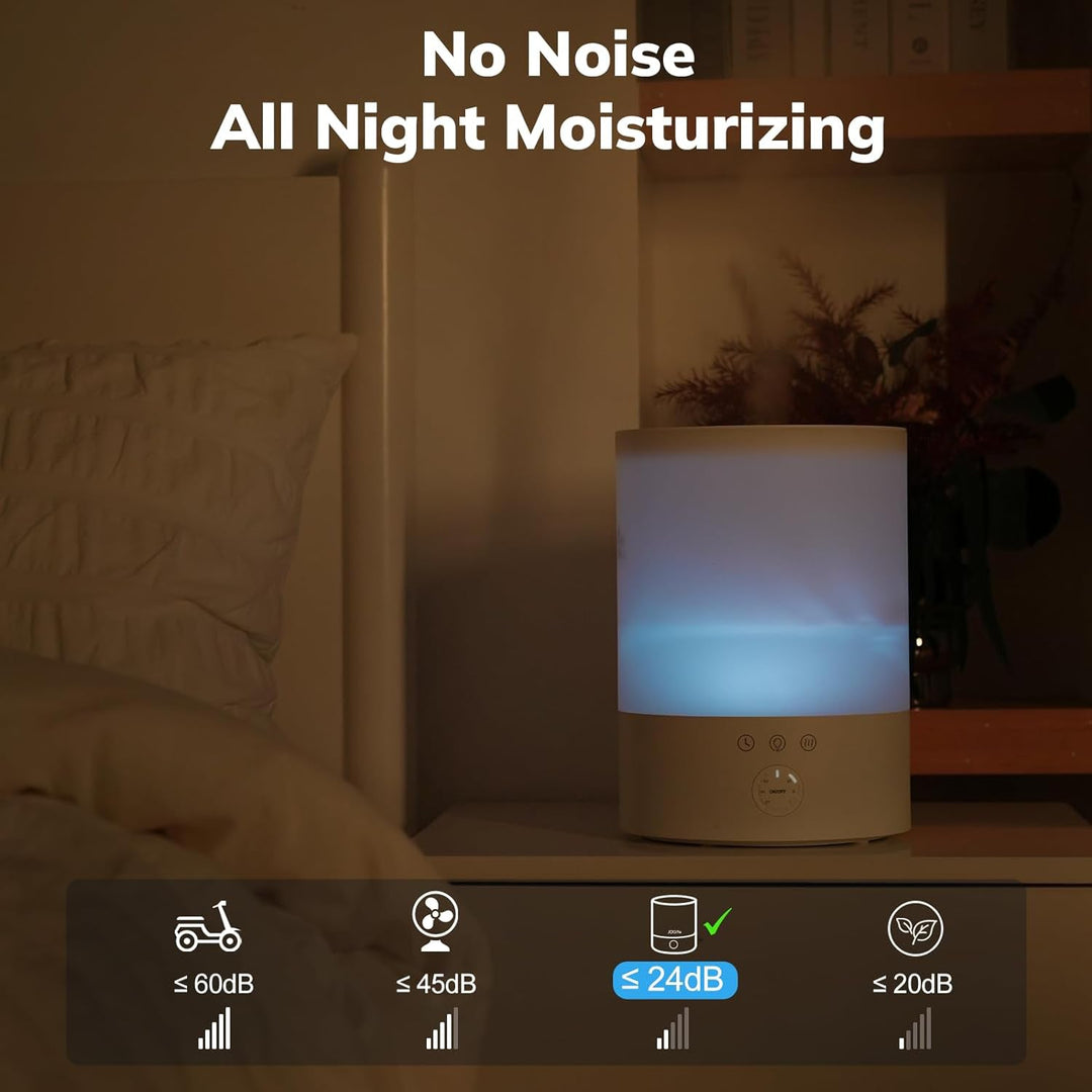Pure Enrichment Ultrasonic Cool Mist Luftfuktare För Stora Rum