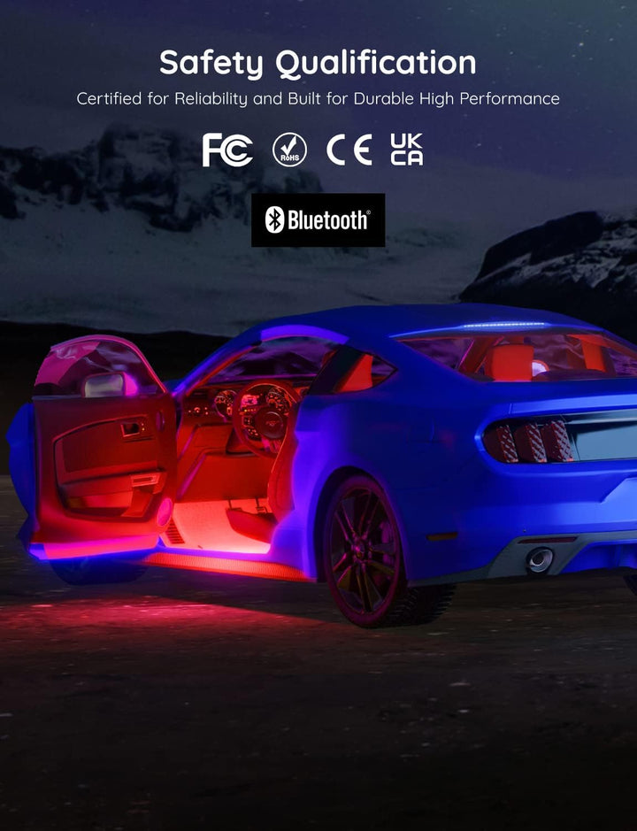 Smart Inredningsbil LED-Ljusslingor