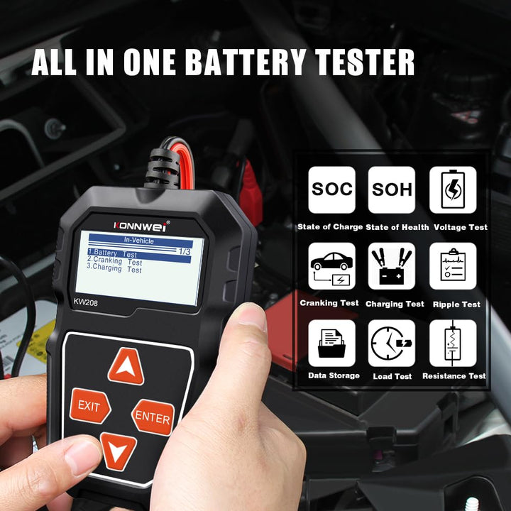 Bilens Alternator Batteritestare