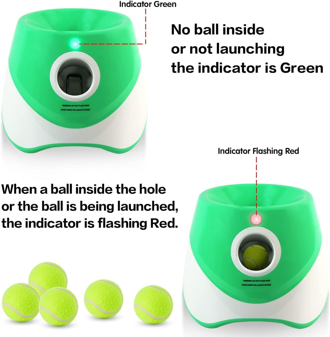 Automatisk Hundbollkastare Med 3 Avståndsinställningar