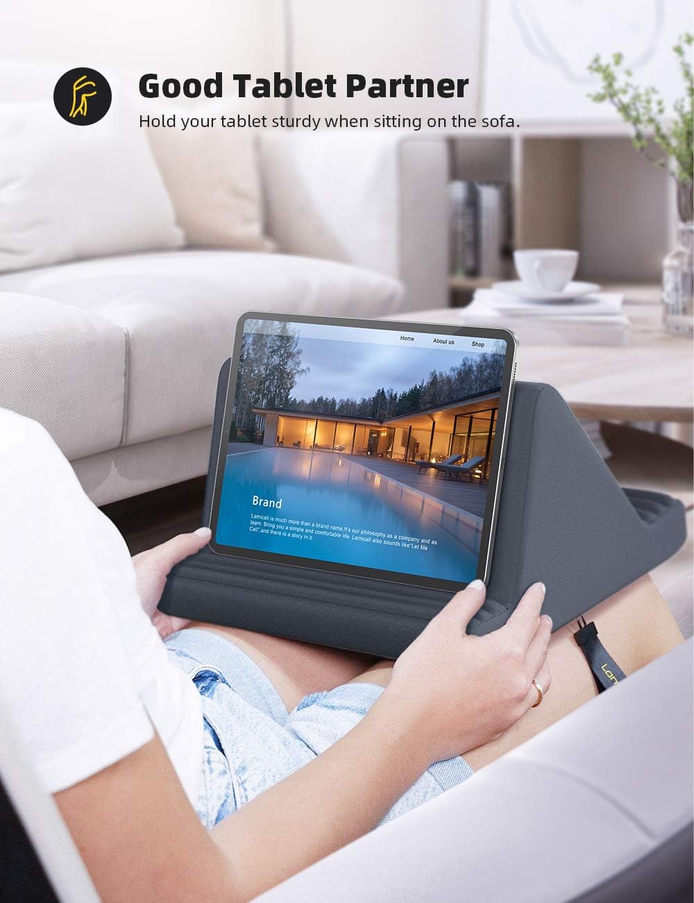 Tablet Kudde Ställning Fungerar Med Alla Tablets