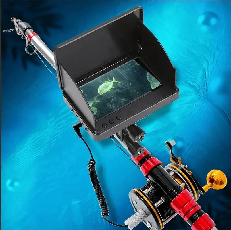 Bärbar Fiskefinder Undervattensfiskekamera med 4.3 tum LCD-skärm