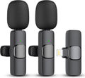 2 Pack Trådlös Mikrofon För Iphone Ipad
