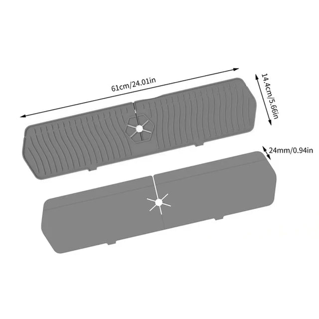 Silicone Kök Diskbänk Splash Guard
