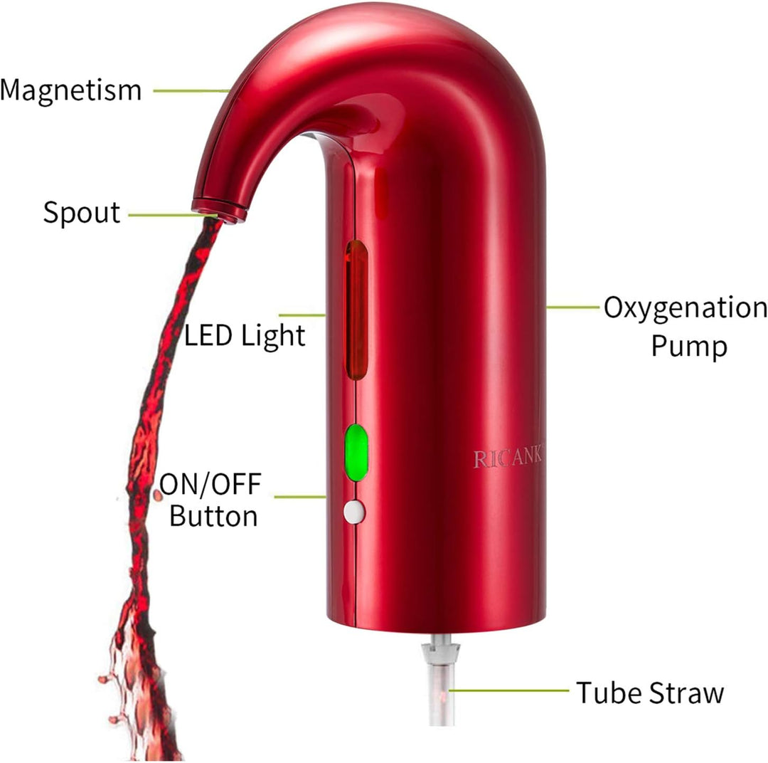Elektrisk Vinluftare Hällare Dispenser
