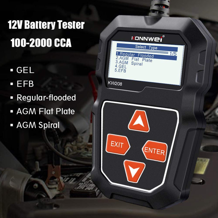 Bilens Alternator Batteritestare