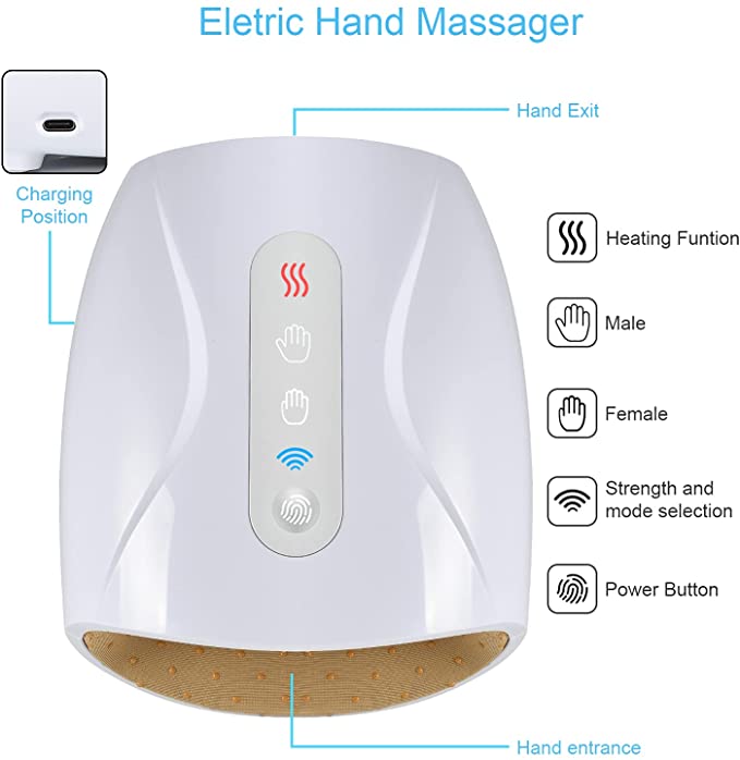 Elektrisk Handmassör Med Värme