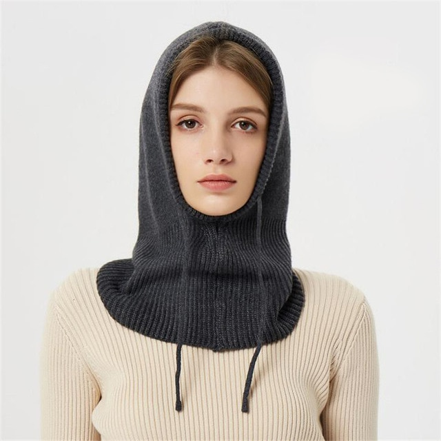 Cashmere Vinter Stickad Mössa