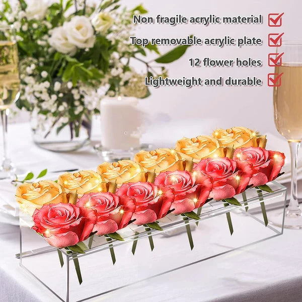 Klar Akryl Blomvas