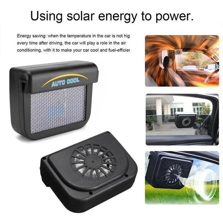 Fordon Solenergidriven Fönsterfläkt