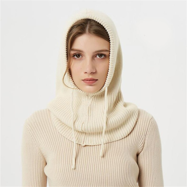Cashmere Vinter Stickad Mössa