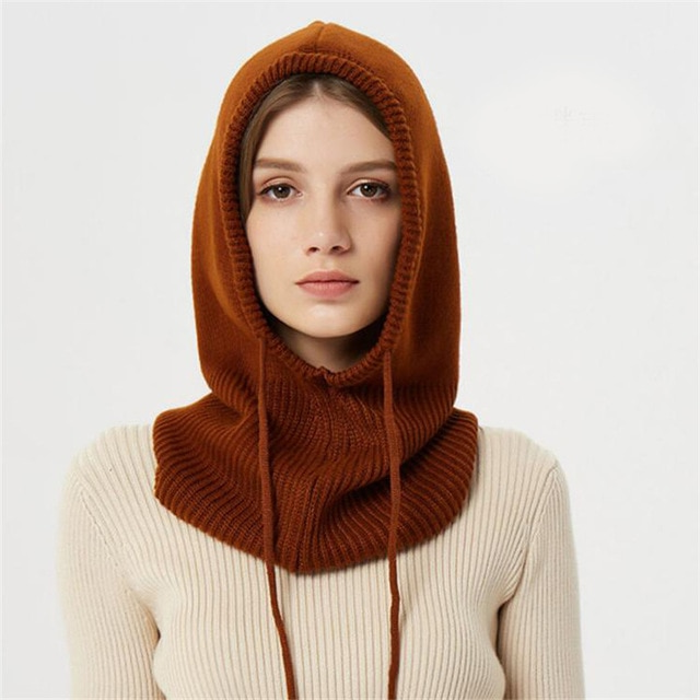 Cashmere Vinter Stickad Mössa