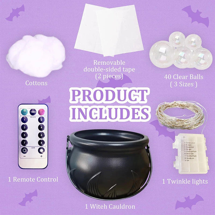 DIY Bubblande Inomhus Halloween Häxkittel