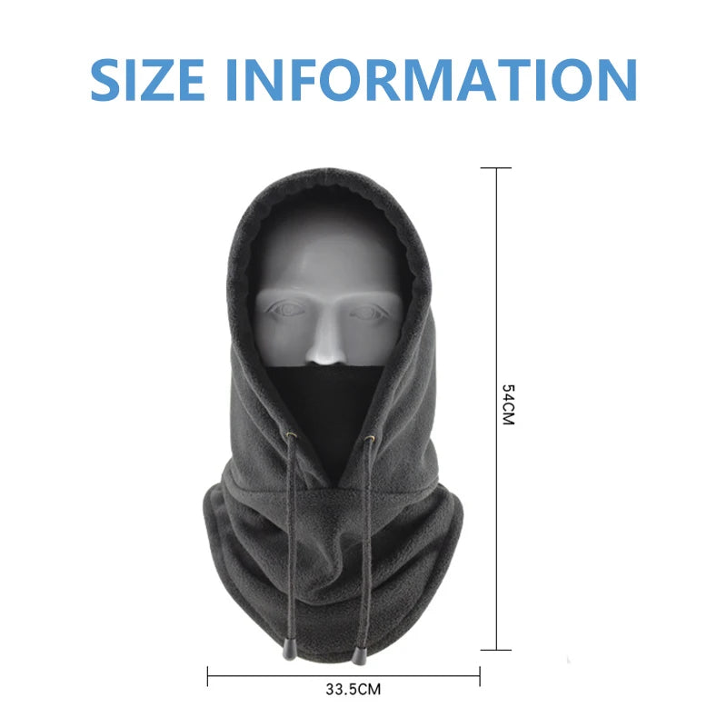 Polarfleece Balaclava Mask för Vinter