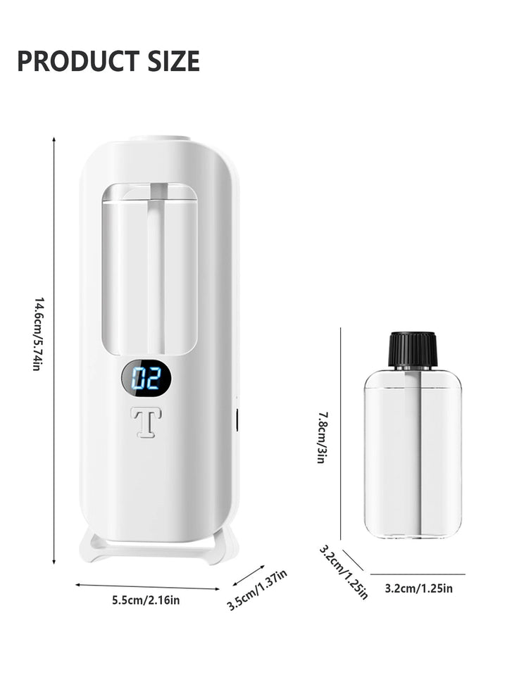 Återuppladdningsbar aromaterapidiffusor med 5 spraylägen