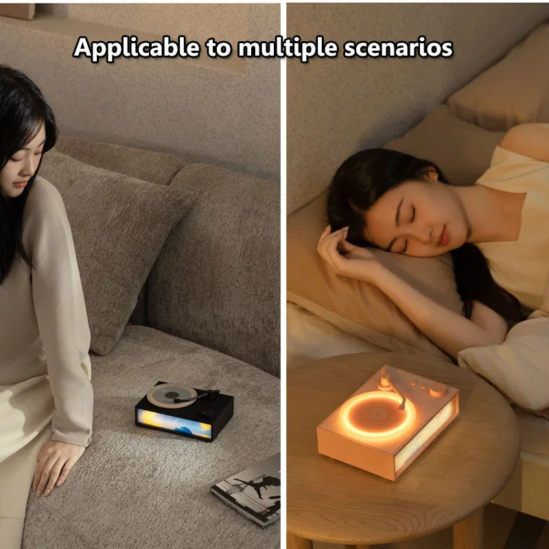 Aromaterapi Bluetooth-högtalare med nattljus