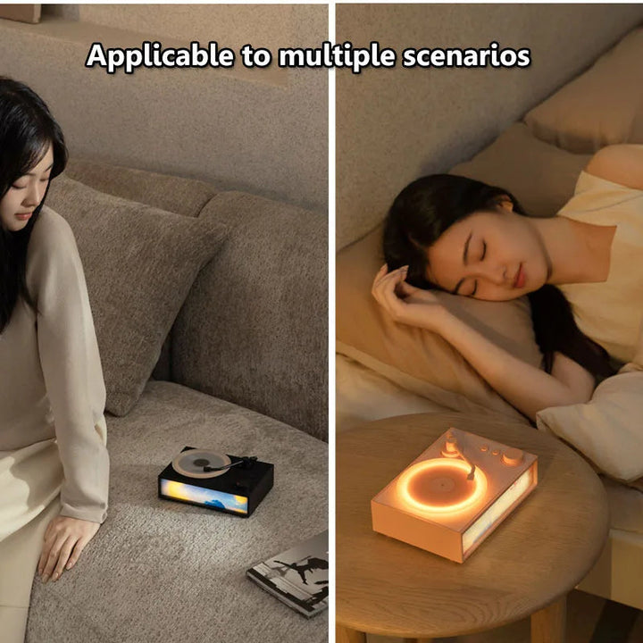 Aromaterapi Bluetooth-högtalare med nattljus