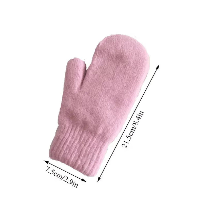 Cashmere Stickade Vantar Vinter för Kvinnor
