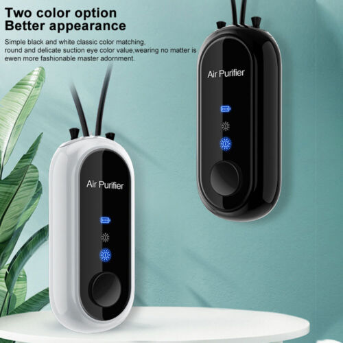 Personlig Mini Luftrenare Halsband | Bärbar Luftrenare med USB-laddning