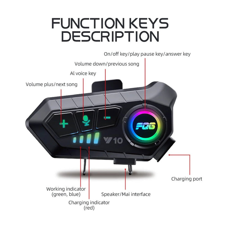 Bluetooth För Motorcykelhjälm