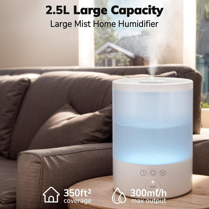 Pure Enrichment Ultrasonic Cool Mist Luftfuktare För Stora Rum