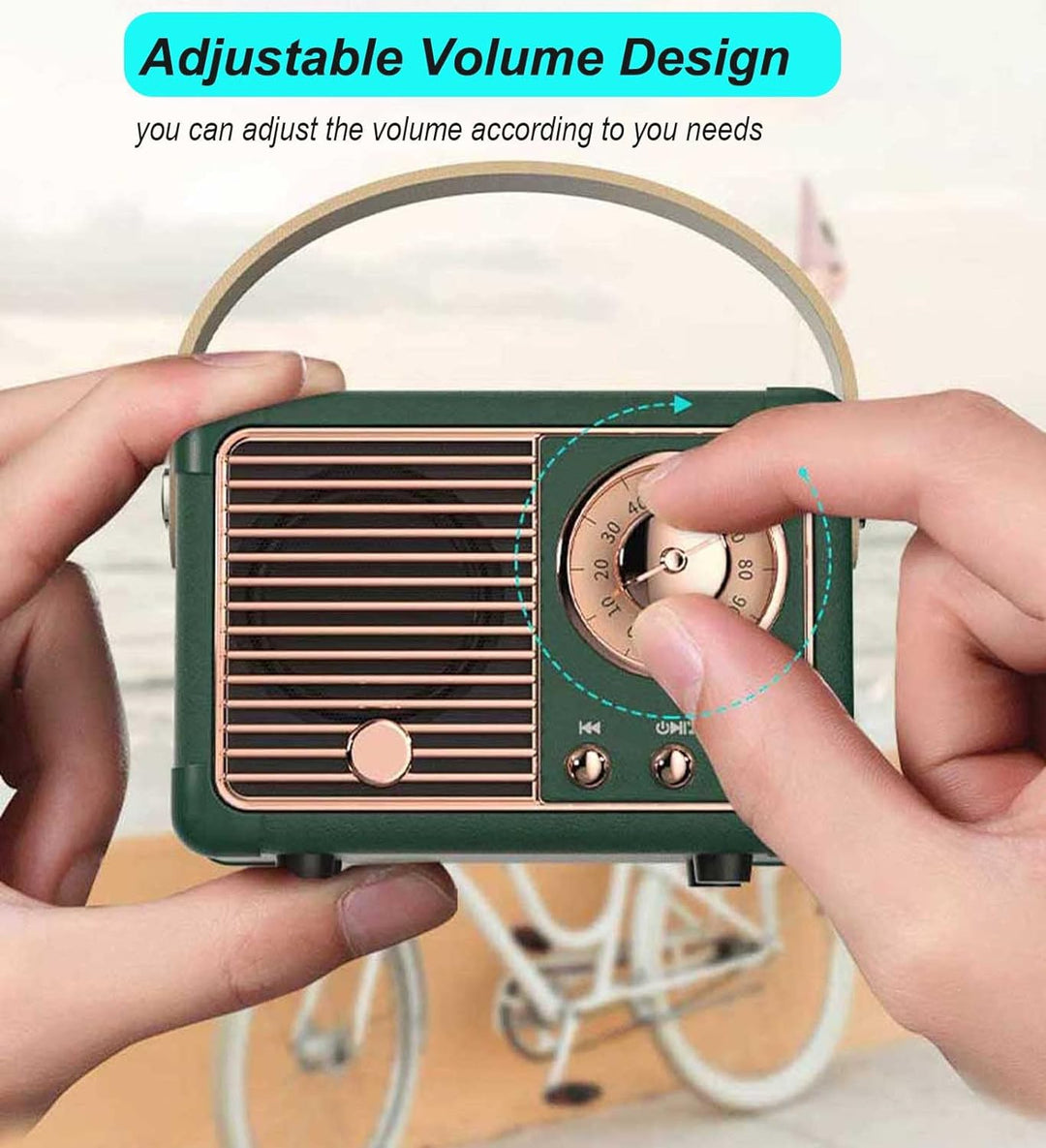 Retro Bluetooth-högtalare