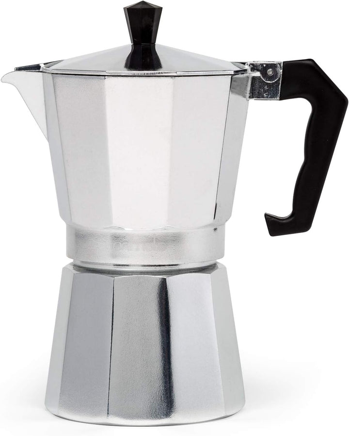 Klassisk Espressokokare och Kaffebryggare, Moka Pot för Italiensk och Kubansk Cafébryggning