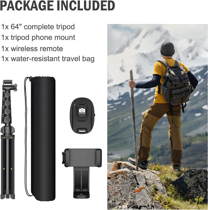 Bärbar Stativfäste för Mobiltelefon &amp; Kamera