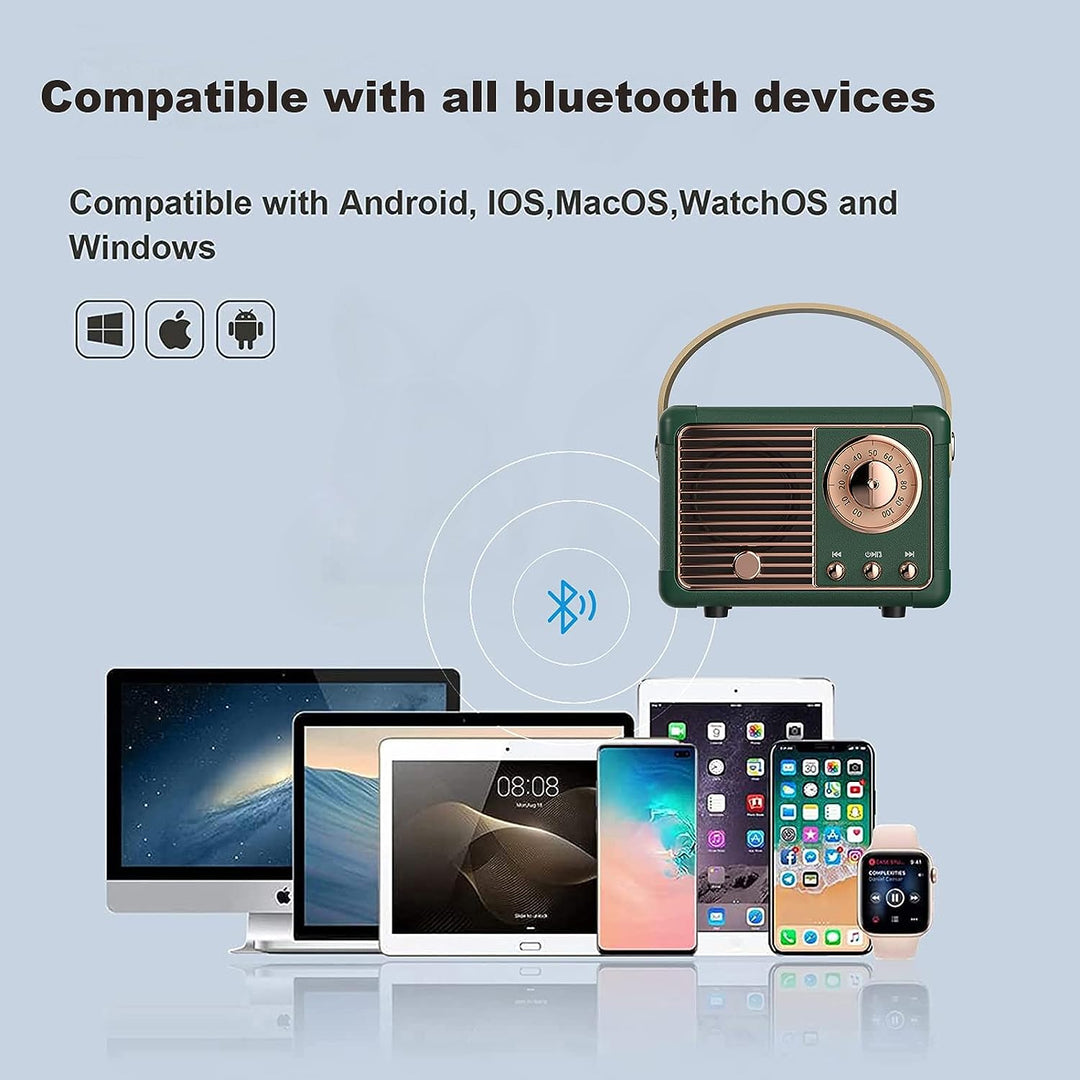Retro Bluetooth-högtalare