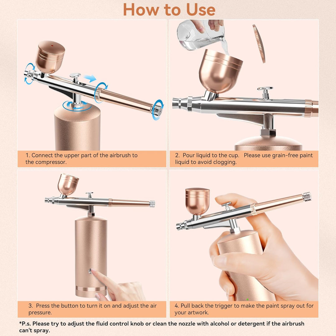 Trådlös Airbrush Kit