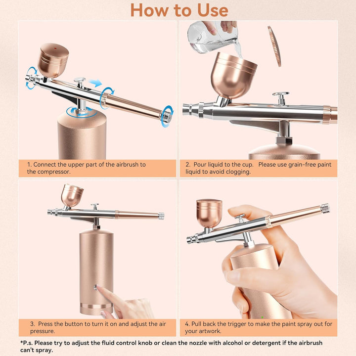 Trådlös Airbrush Kit