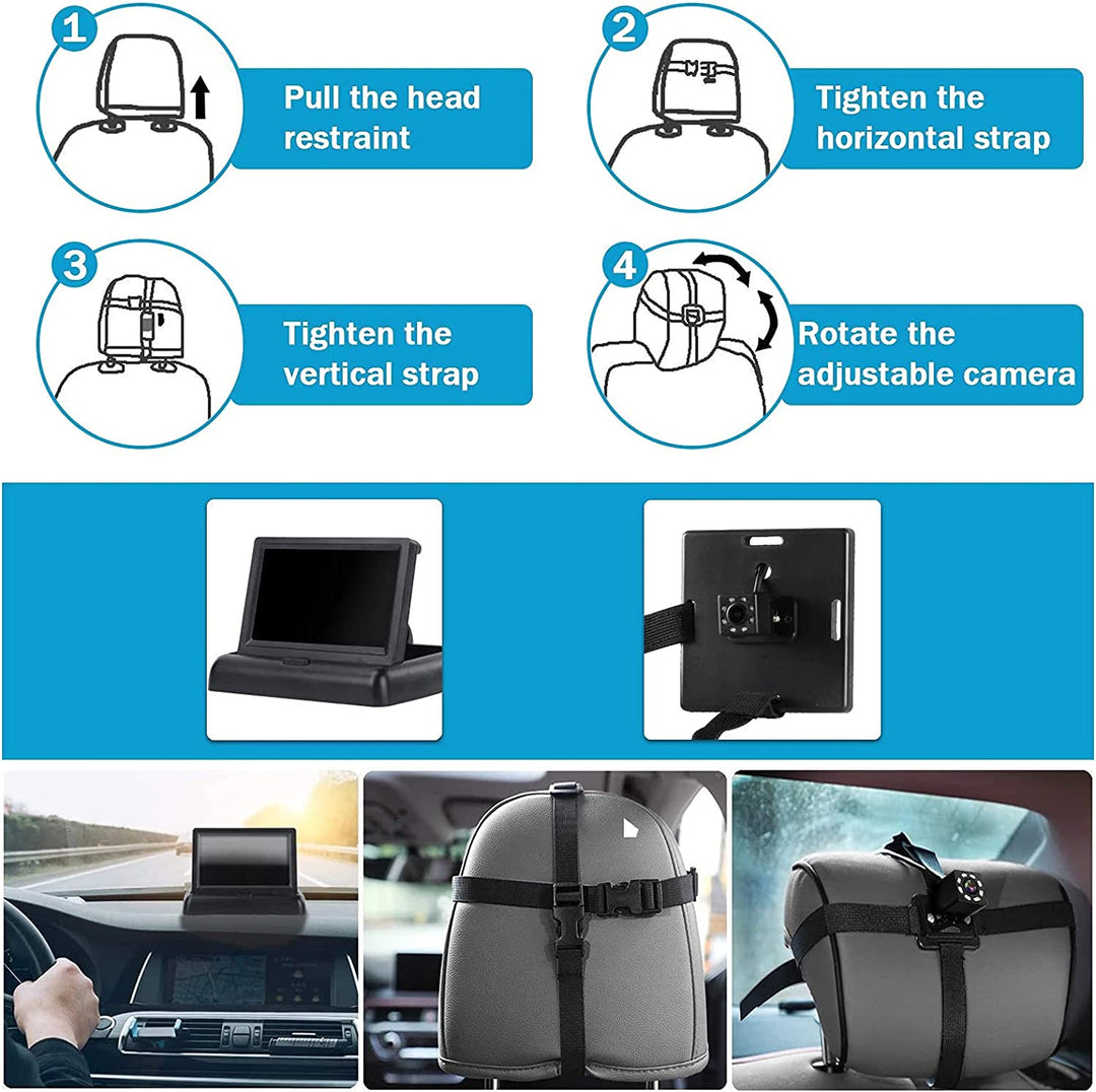 Premium Bil Barnmonitor Kamera