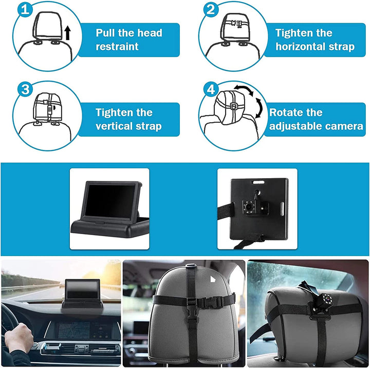 Premium Bil Barnmonitor Kamera