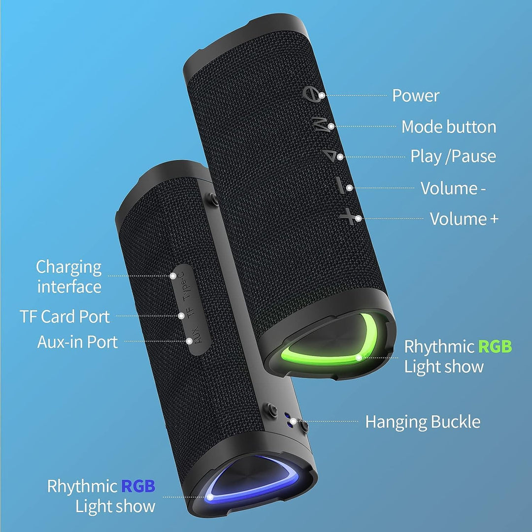Bärbar Bluetooth Trådlös Högtalare