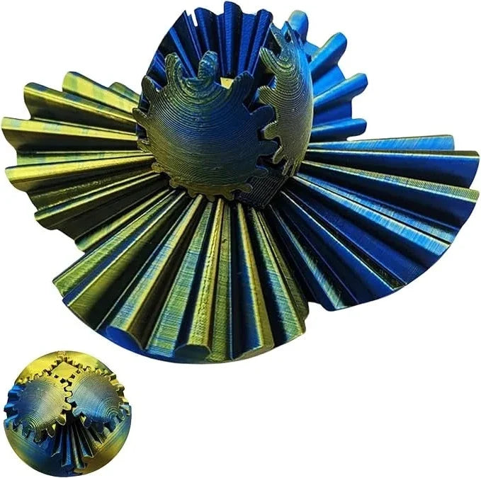 Steampunk Snurrande Underverk Fidget (Gear Ball)