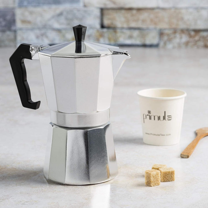 Klassisk Espressokokare och Kaffebryggare, Moka Pot för Italiensk och Kubansk Cafébryggning