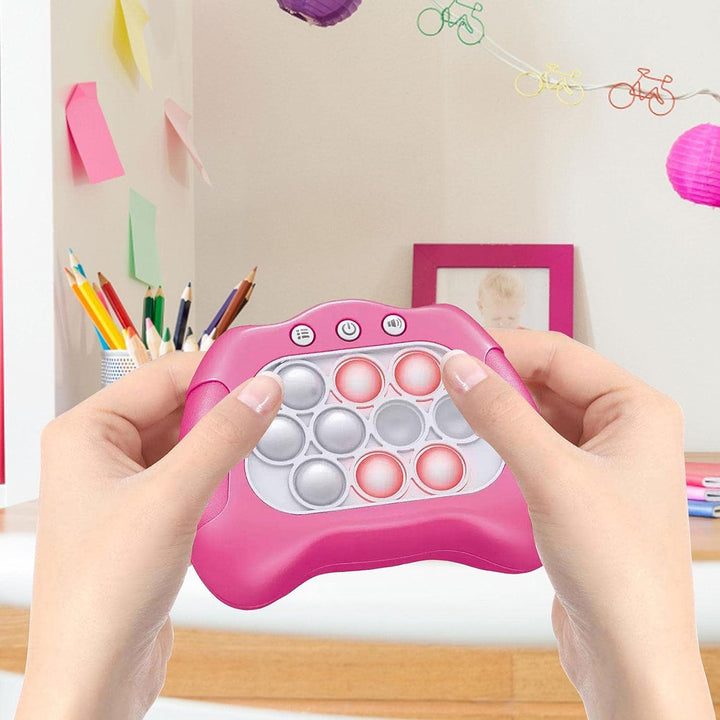 Rapid Pop Ljus Upp Fidget Bubbel Spel Konsol