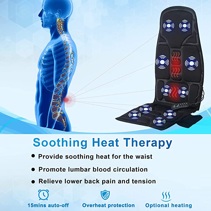 Premium Massagefåtölj Pad - Bästa betygsatta bilstols massager
