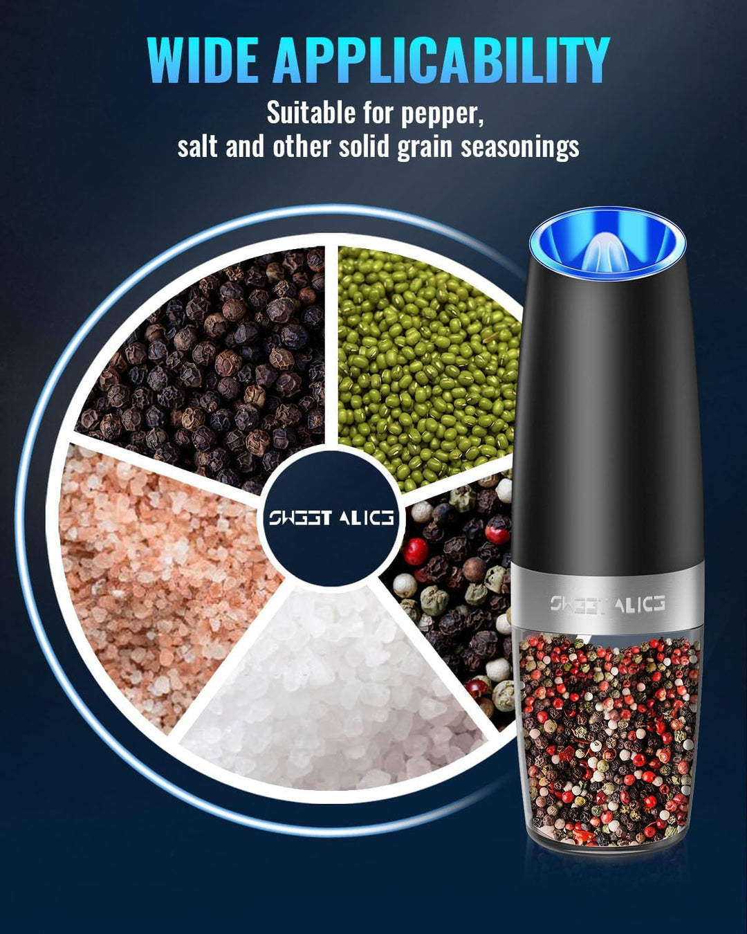 Elektrisk Salt- och Pepparkvarn