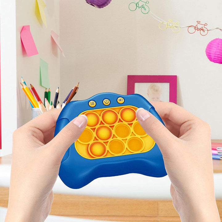 Rapid Pop Ljus Upp Fidget Bubbel Spel Konsol