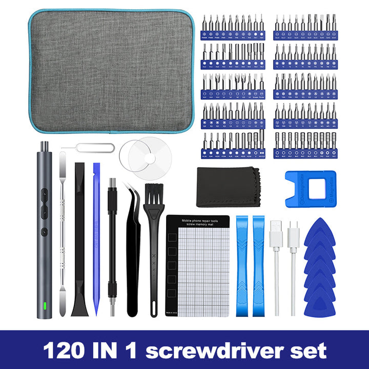 Elektrisk Skruvdragare 120 I 1 Set