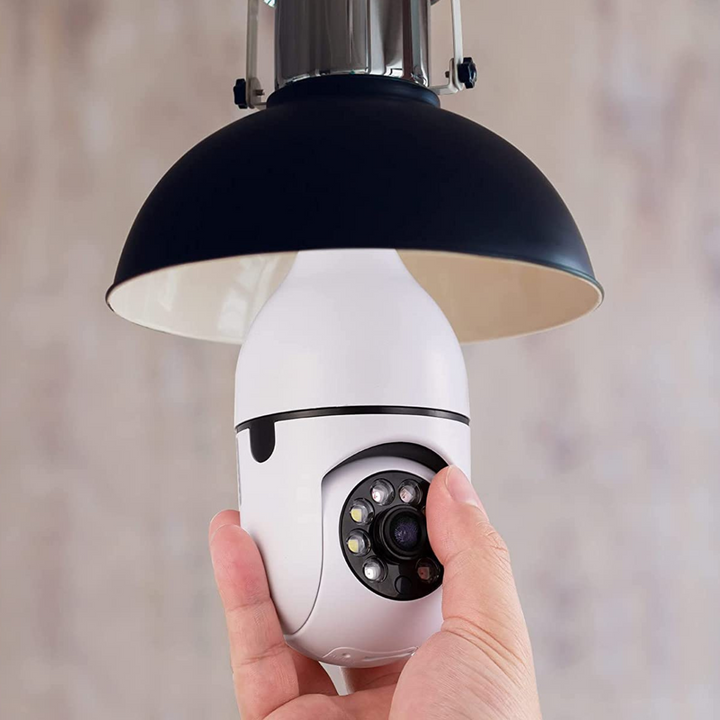 Smart Wifi Inomhus / Utomhus Lampa Säkerhetskamera