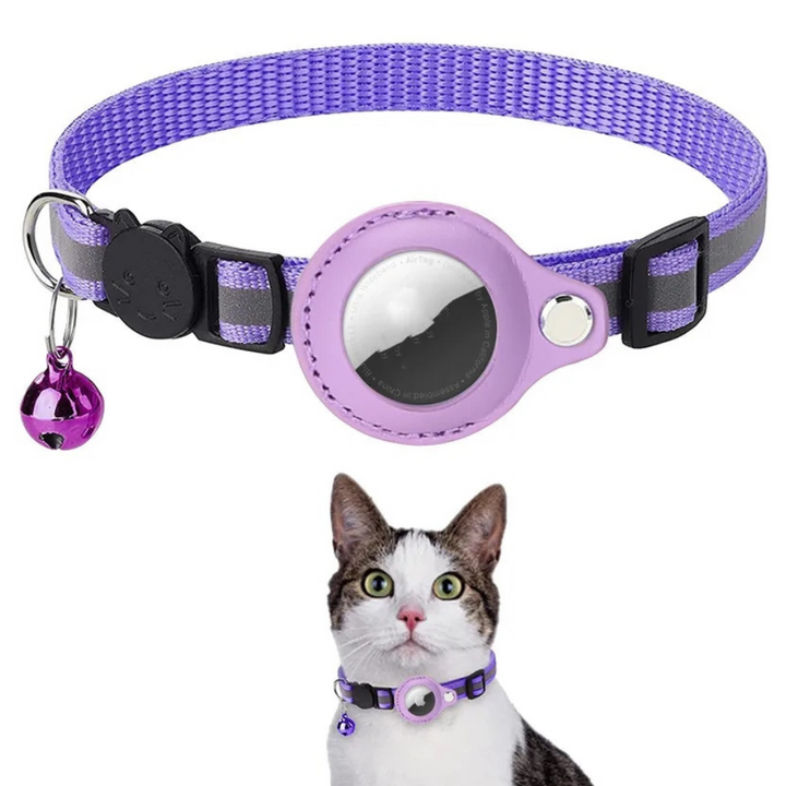 Vattentät Reflekterande Pet Airtag Hållare Halsband