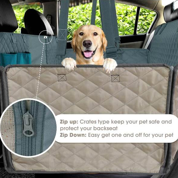 Premium Hund Bil Säte Täckskydd Vattentät Hängmatta Skydd