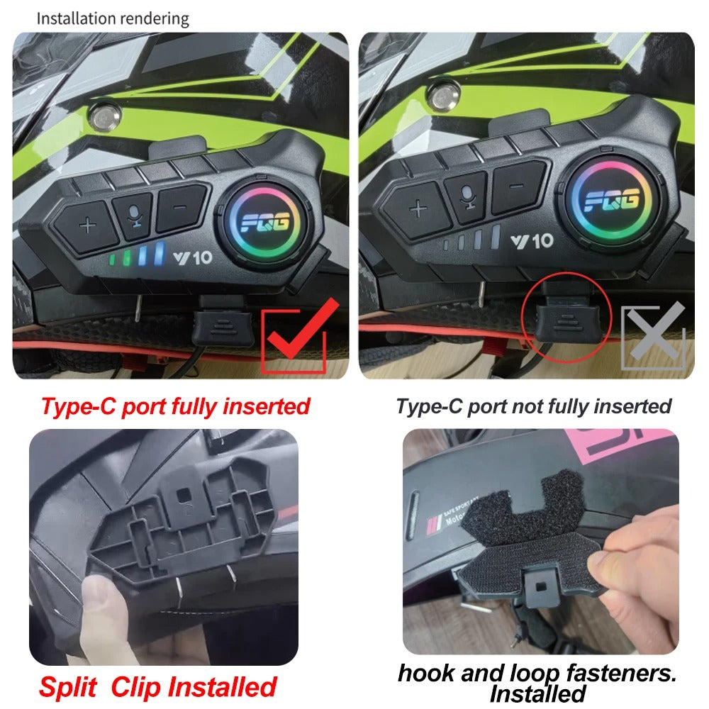 Bluetooth För Motorcykelhjälm