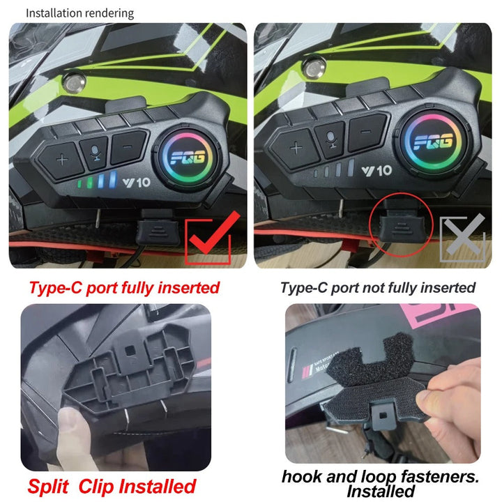 Bluetooth För Motorcykelhjälm